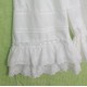 Wang Yan and Summer Embroidered Accordion Pleats Long Lace Bloomers